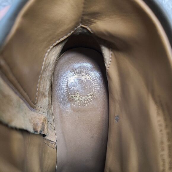 Anthropologie Lucky‎ Penny Multi-color Leather Ankle Boots sz 8 - Picture 5 of 8